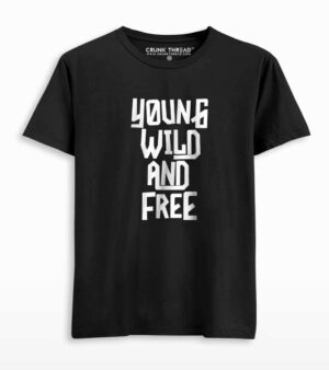 young wild and free t shirt