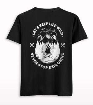 Lets Keep Life Wild Back Print T-shirt