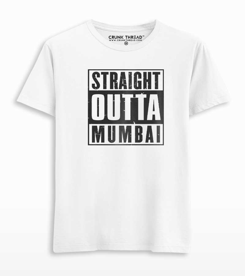 Straight Outta Mumbai T-shirt Online - Crunkthread.com