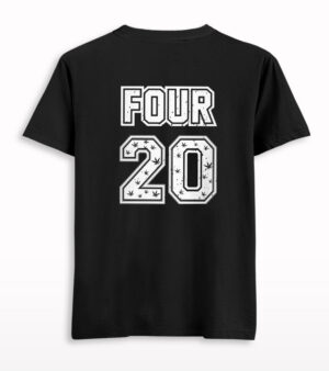 420 Back Side Printed T-shirt