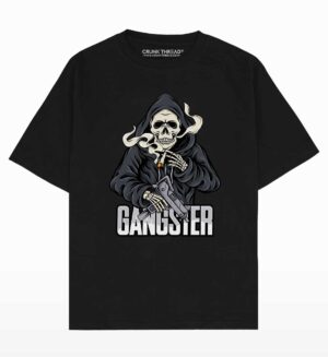 Gangster Graphic Oversized T-shirt