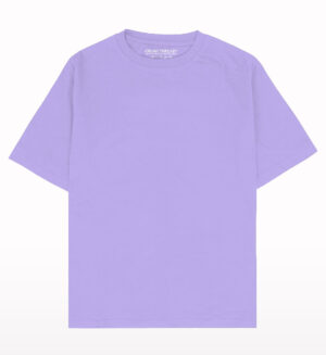 Oversized Lavender Plain T-shirt