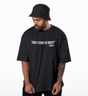 This T-shirt Is White Media Oversized T-shirt